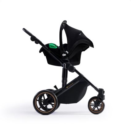 KINDERKRAFT SELECT - Kombinovana kolica 3u1 PRIME 2 Premium Dark green + auto sedište