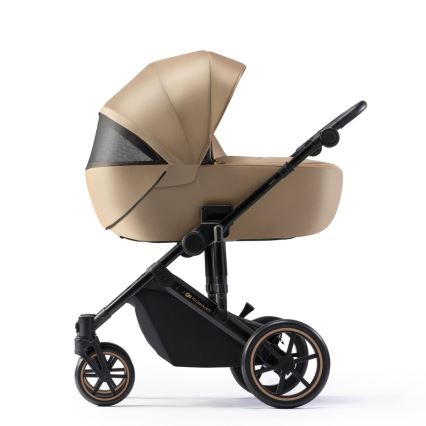 KINDERKRAFT SELECT - Kombinovana kolica 3u1 PRIME 2 Premium Sandrose beige + autosedište