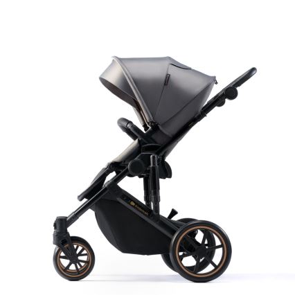 KINDERKRAFT SELECT - Kombinovana kolica 3u1 PRIME 2 Premium Shadow grey + auto sedište