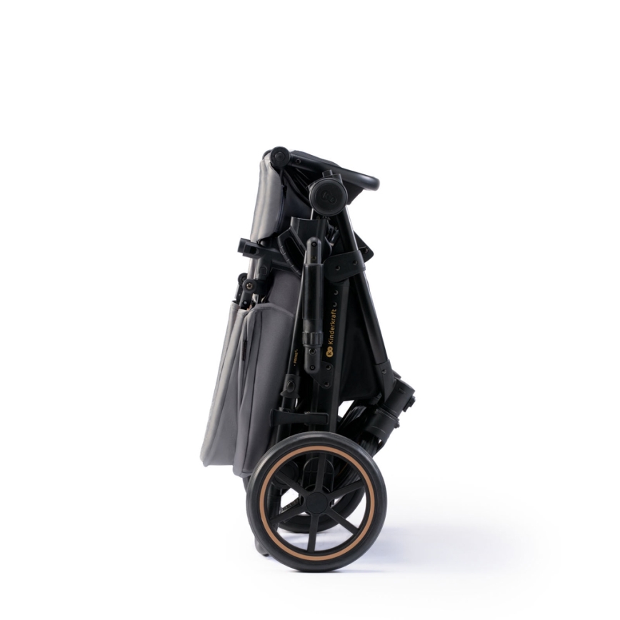 KINDERKRAFT SELECT - Kombinovana kolica 3u1 PRIME 2 Premium Shadow grey + auto sedište