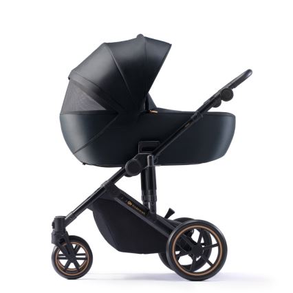 KINDERKRAFT SELECT - Kombinovana kolica 3u1 PRIME 2 Premium Venezian black + auto sedište