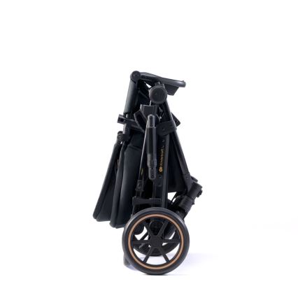 KINDERKRAFT SELECT - Kombinovana kolica 3u1 PRIME 2 Premium Venezian black + auto sedište
