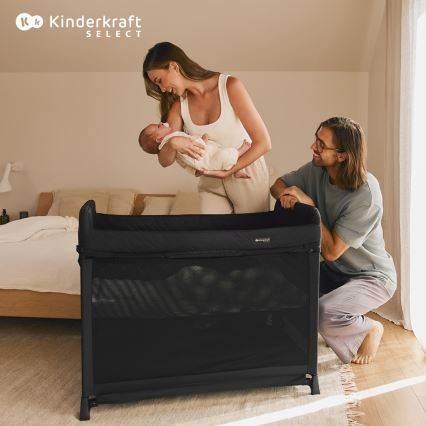KINDERKRAFT SELECT - Putna kolevka MOON DREAM crno