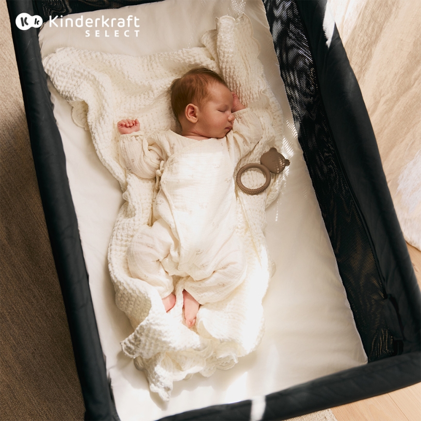 KINDERKRAFT SELECT - Putna kolevka MOON DREAM crno