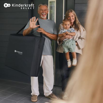 KINDERKRAFT SELECT - Putna kolevka MOON DREAM crno