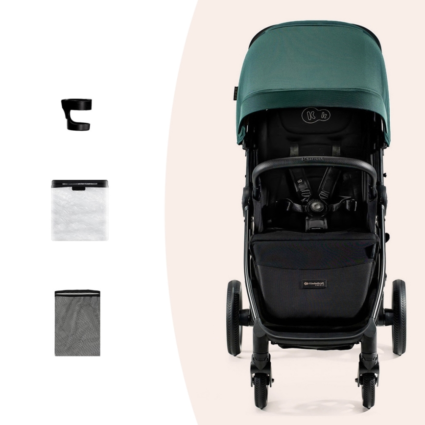 KINDERKRAFT SELECT - Sportska kolica MITZY Jade green