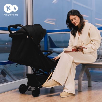 KINDERKRAFT SELECT - Sportska kolica PILOT 2, crne boje