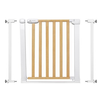 KINDERKRAFT - Sigurnosna kapija LOCK&GO 75-103 cm borovina