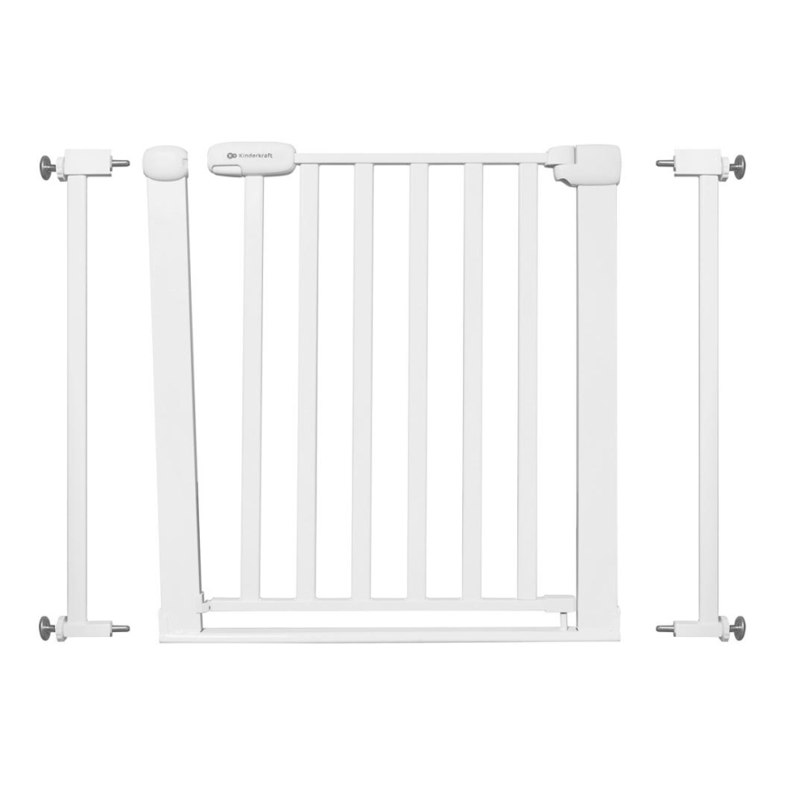 KINDERKRAFT - Sigurnosna pregrada LOCK&GO 75-103 cm bela
