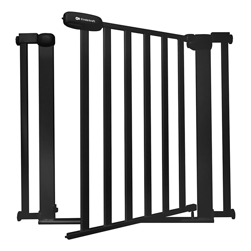 KINDERKRAFT - Sigurnosna pregrada LOCK&GO 75-103 cm crno