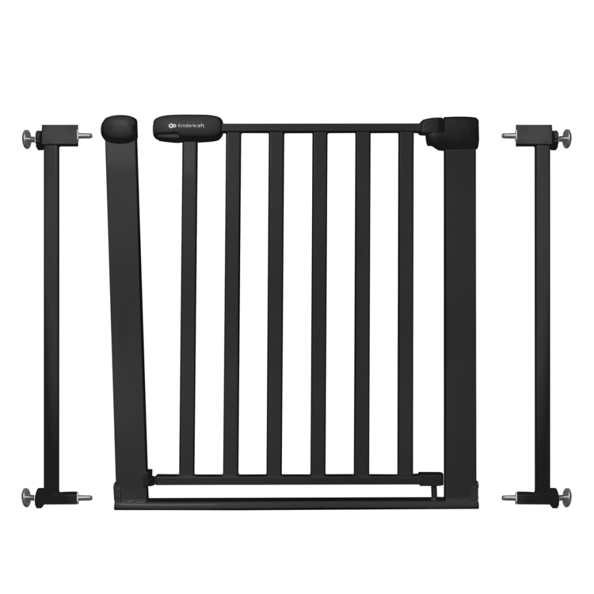 KINDERKRAFT - Sigurnosna pregrada LOCK&GO 75-103 cm crno