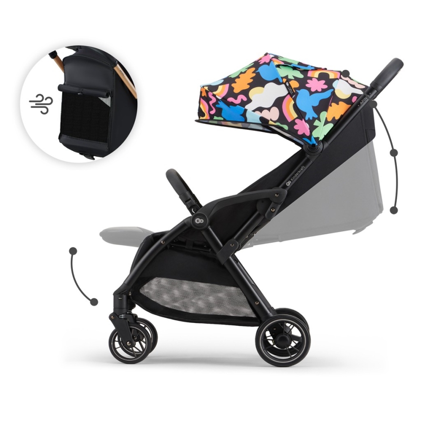 KINDERKRAFT - Sportska kolica APINO raznobojna