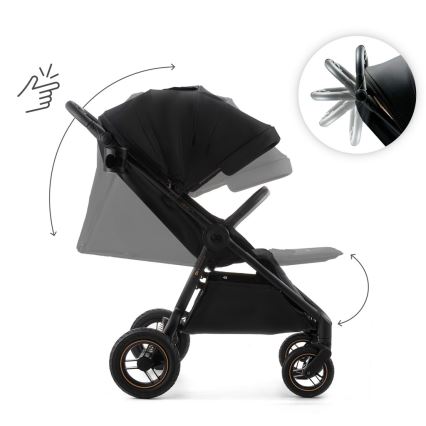 KINDERKRAFT - Sportska kolica MITZY Air Crna