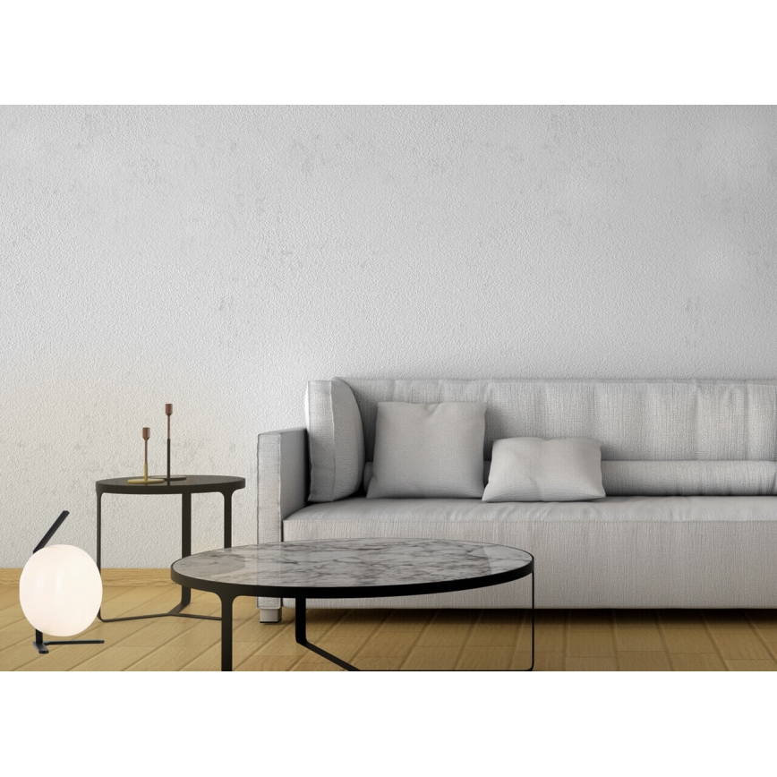 Stona lampa VESTA 1xE27/7W/230V bela/crno