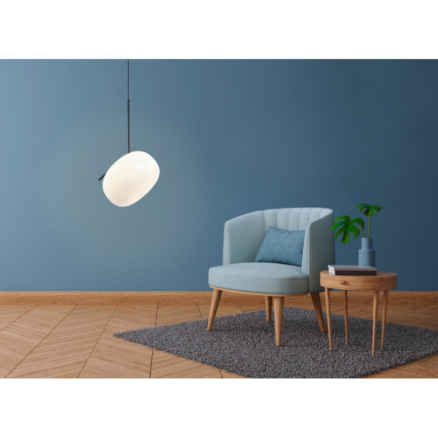 Luster na sajli VESTA 1xE27/7W/230V bela