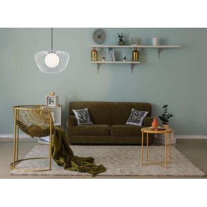 Luster na sajli FORMAL 1xG9/4W/230V srebrno