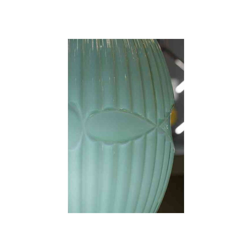 Luster na sajli ELLIPTIC 1xE27/11W/230V zelena