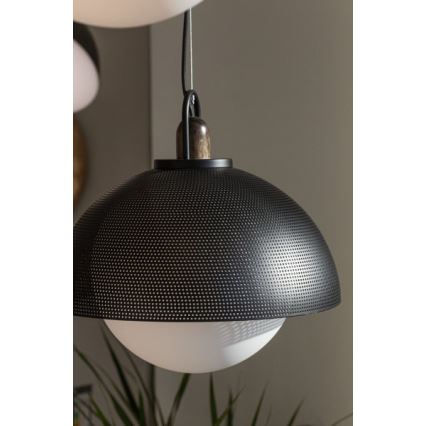 Luster na sajli GRAVEN 1xE27/11W/230V crno