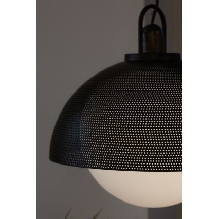 Luster na sajli GRAVEN 1xE27/11W/230V crno