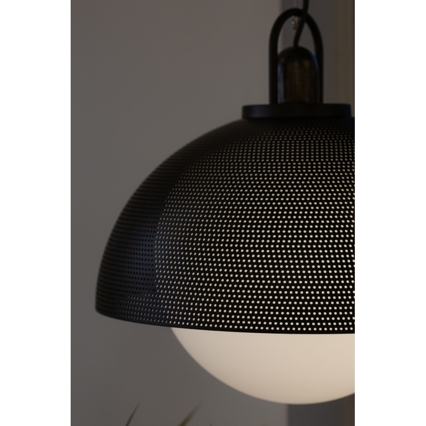 Luster na sajli GRAVEN 1xE27/11W/230V crno