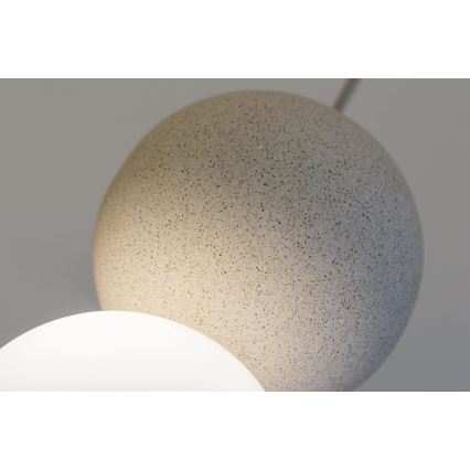 Luster na sajli STRING 1xG9/4W/230V bela