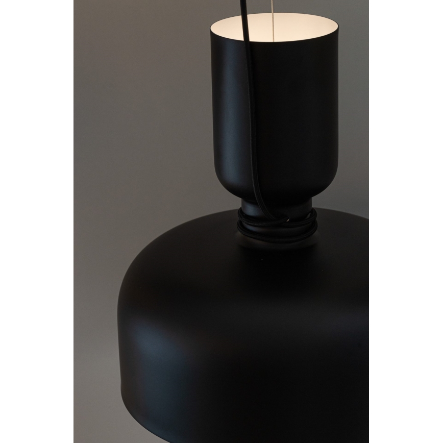 Luster na sajli ABEL 2xE27/11W/230V pr. 28 cm crno