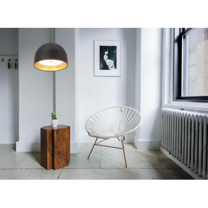 Luster na sajli GRAVITY 3xE27/7W/230V crno