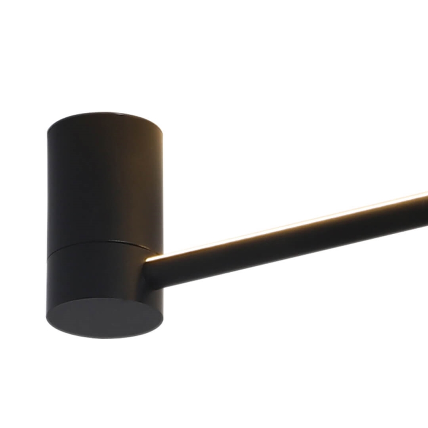 LED zidno svetlo LED/7W/230V crno