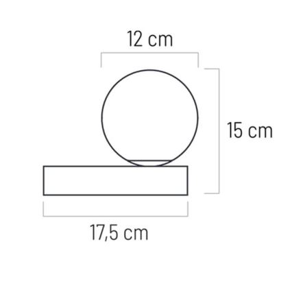 Zidna lampa za kupatilo RUBY 1xG9/5W/230V IP44 bela