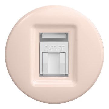 Kliklap - Retro data priključnica bez okvira staroružičasta