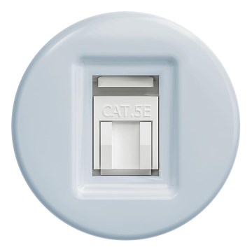 Kliklap - Retro data utičnica bez okvira, plava