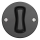 Kliklap - Retro dugme bez okvira antracit