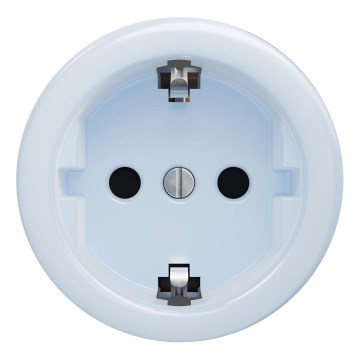Kliklap - Retro kućna utičnica bez okvira SCHUKO 230V/16A plava
