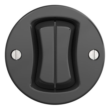 Kliklap - Retro serijski prekidač bez okvira br. 5 antracit