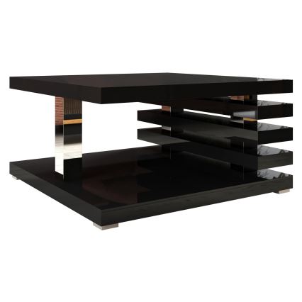 Klub sto KYOTO 31x60 cm sjajna crna