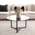 Klub sto TRIO 42x75 cm crni