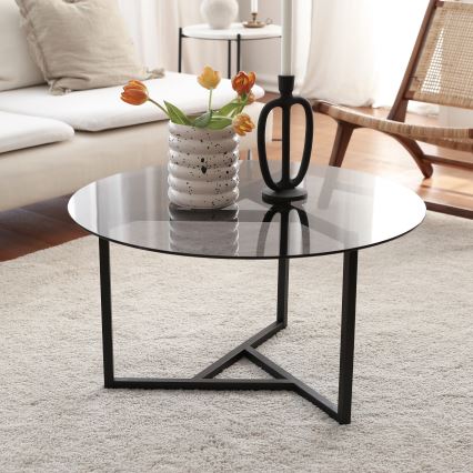 Klub sto TRIO 42x75 cm crni