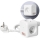 Kockasti produžni kabl sa prekidačem LINEA 3x230V + 4xUSB A/C, beo