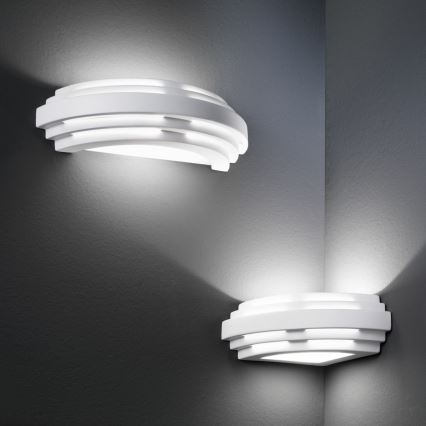 Kolarz 0290.61E - Zidna lampa STIEGEL 1xG9/60W/230V bela