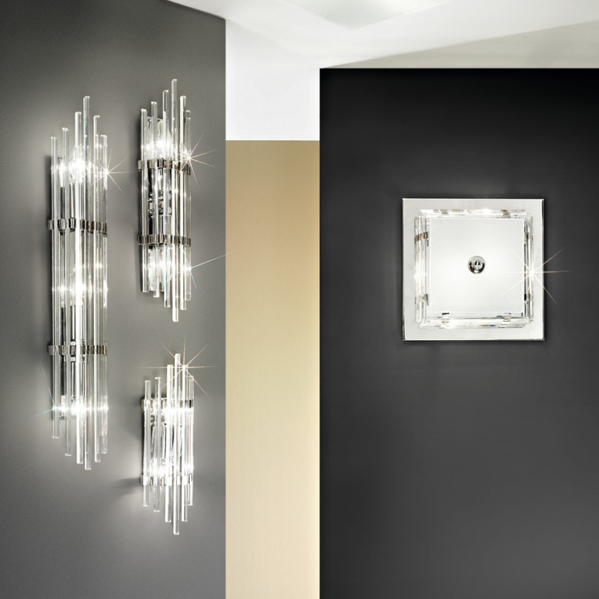 Kolarz 0342.62M.5 - Zidna lampa ONTARIO 2xE14/40W/230V 41 cm sjajni krom