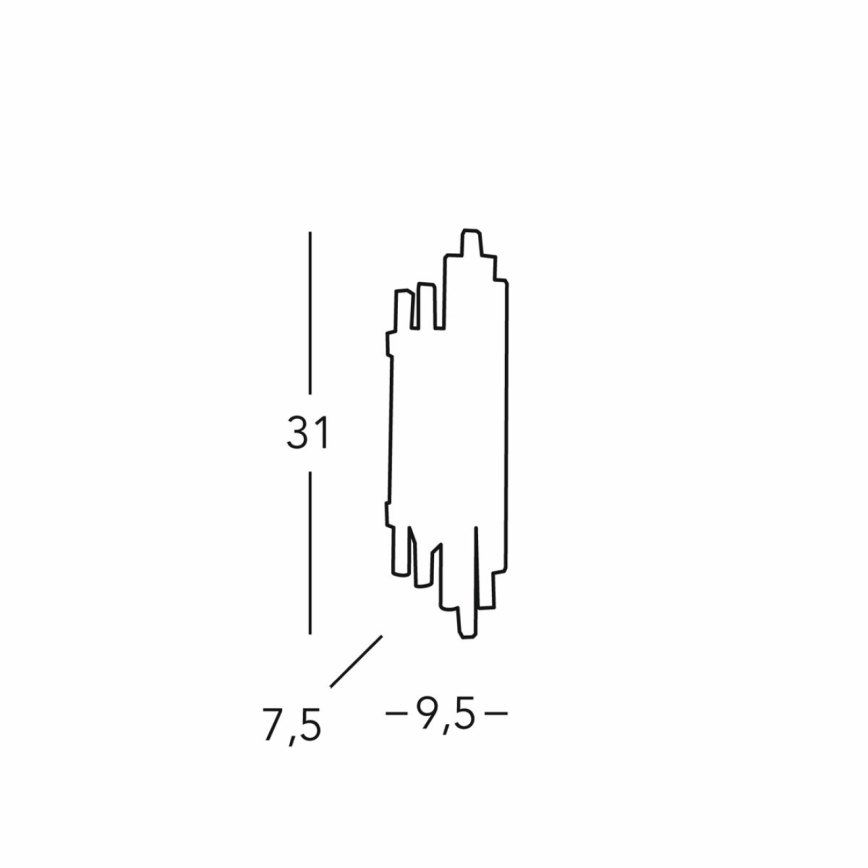 Kolarz 0342.62S.5 - Zidna lampa ONTARIO 2xE14/40W/230V 31 cm sjajni krom