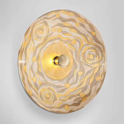 Kolarz 0415.61XL.3.Ch - Zidna lampa LUNA 1xE27/100W/230V 24K zlatna