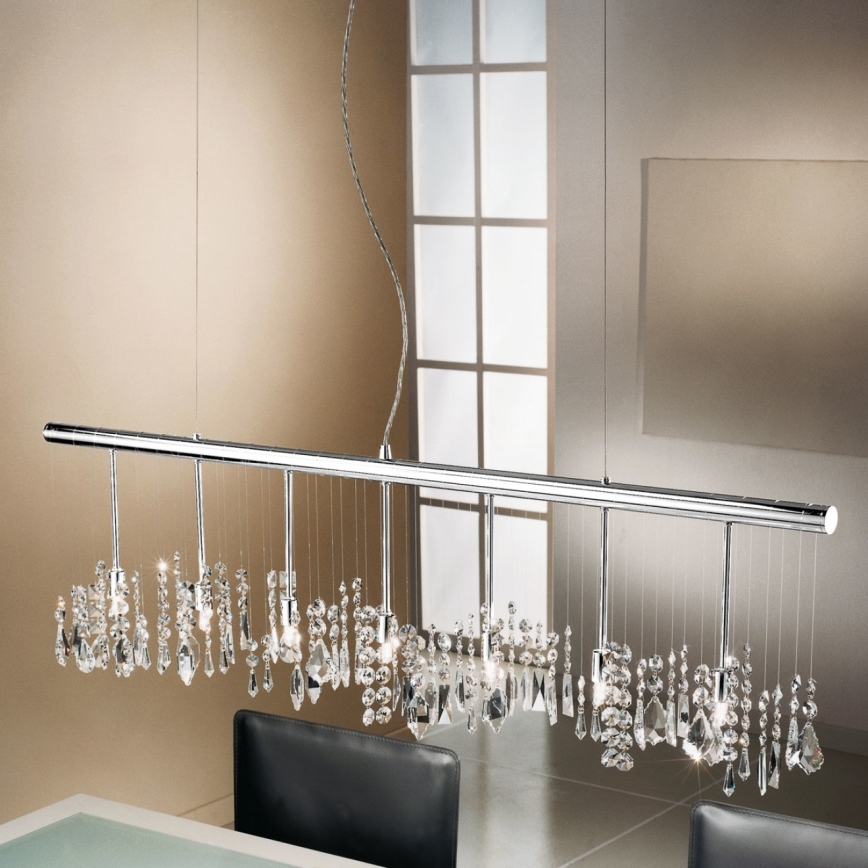 Kolarz 104.87.5 - Kristalni luster na sajli STRETTA 7xG9/40W/230V sjajni krom