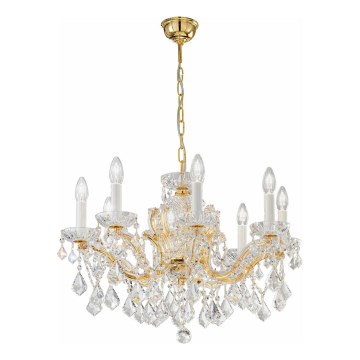 Kolarz 3149.88.3.KoT - Kristalni luster na lancu MARIA LOUISE 8xE14/40W/230V 24K zlatna