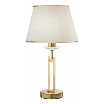 Kolarz 330.71.8C - Kristalna stona lampa IMPERIAL 1xE27/60W/230V zlatna/bež