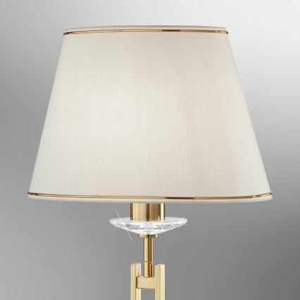 Kolarz 330.71.8C - Kristalna stona lampa IMPERIAL 1xE27/60W/230V zlatna/bež