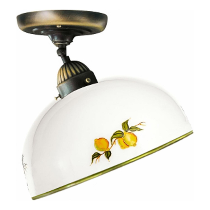 Kolarz 731.10.129 - Nadgradni luster NONNA 1xE27/75W/230V pr. 30 cm limunovi