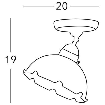 Kolarz 731.10.73 - Reflektorska lampa NONNA 1xE27/75W/230V