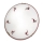 Kolarz 731.11.4.103-Plafonjera NONNA 1xE27/60W/230V pr.30cm jelen crveno