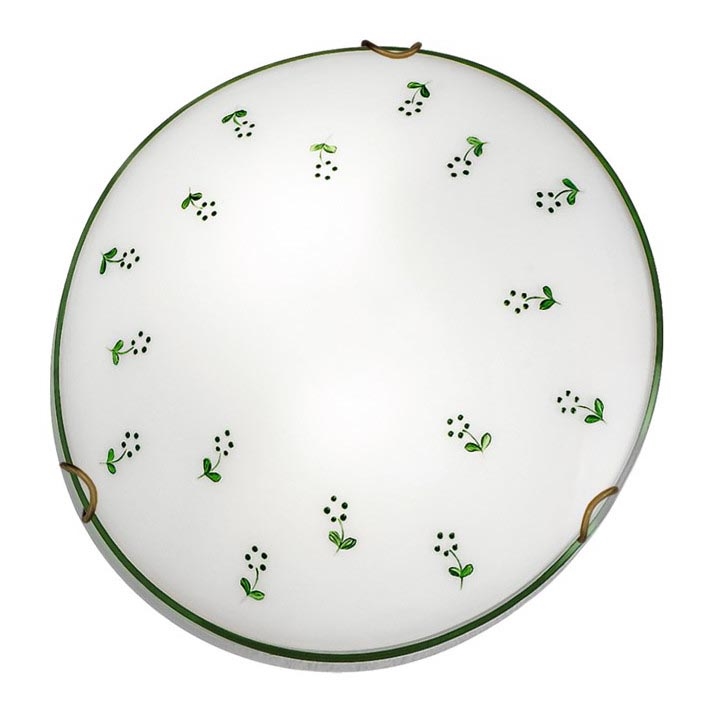 Kolarz 731.11.4.21 - Plafonjera NONNA 1xE27/60W/230V pr. 30 cm zelena